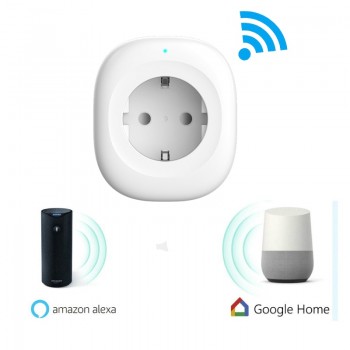 JOINRUN Smart Socket EU Power Plug Wifi Smart Plug Mobile APP Remote Control USB Output Works with Amazon Alexa Google Home