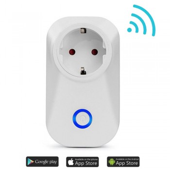 2018 New WIFI Smart Plug Smart Switch Socket EU Plug Audio Control Smart Timing Socket Wireless Outlet Voice Intelligent Control