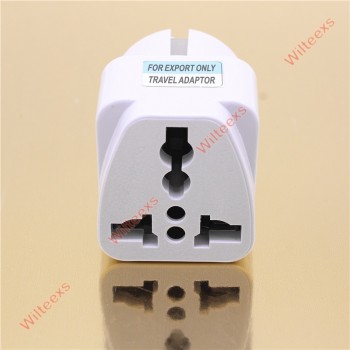 WILTEEXS 1 PC New Arrival 2017 Best Price Universal UK US AU to EU AC Power Socket Plug Travel Charger Adapter Converter WHITE