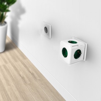 Allocacoc PowerCube Socket DE Plug 5 Outlets Power Strip Switch Adapter 16A 250V
