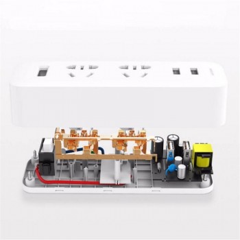 Xiaomi Mijia Power Strip Converter Portable Plug Travel Adapter for Home Office 5V 2.1A 2 Sockets 2 USB Fast Charging H20