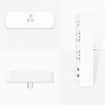 Xiaomi Mijia Power Strip Converter Portable Plug Travel Adapter for Home Office 5V 2.1A 2 Sockets 2 USB Fast Charging H20