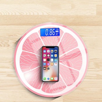 30CM 180KG Lemon Charging Precision Electronic Bathroom Scales In The Adult Human Weighing Meter To Lose Weight Device