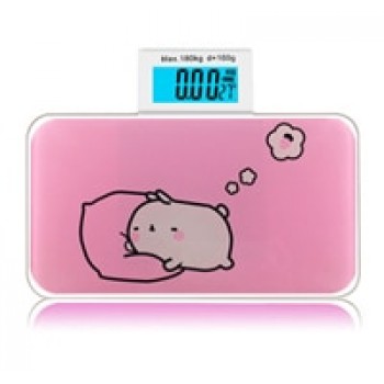Home intelligent weight human body scale creative mini electronic scale precise  portable scale Electronic Smart A