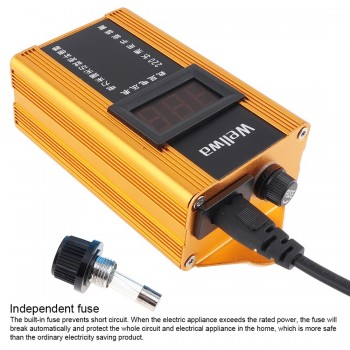 25KW/80KW/100KW Smart Power Saver Household Meter Electricity Saving Box with Electronic Screen Display for Family /  Factory