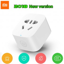 2018 New Xiaomi Mijia WiFi Smart Socket Plug WiFi Version Wireless Remote Socket Adaptor Power on and off with phone