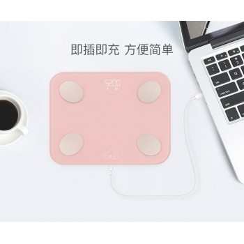 Original YOLANDA Mini Smart Scale Household Support Android 4.3 IOS 7.0 Bluetooth4.0 Digital Body Fat Weighing Scale Floor Scale