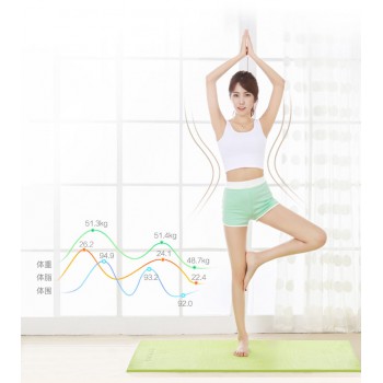 Original YOLANDA Mini Smart Scale Household Support Android 4.3 IOS 7.0 Bluetooth4.0 Digital Body Fat Weighing Scale Floor Scale