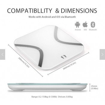 Original Electronic Bathroom Scale Smart Body Fat Mi Weight Scale Digital Weighing Scale Bascula Bluetooth Bmi Balance Weight