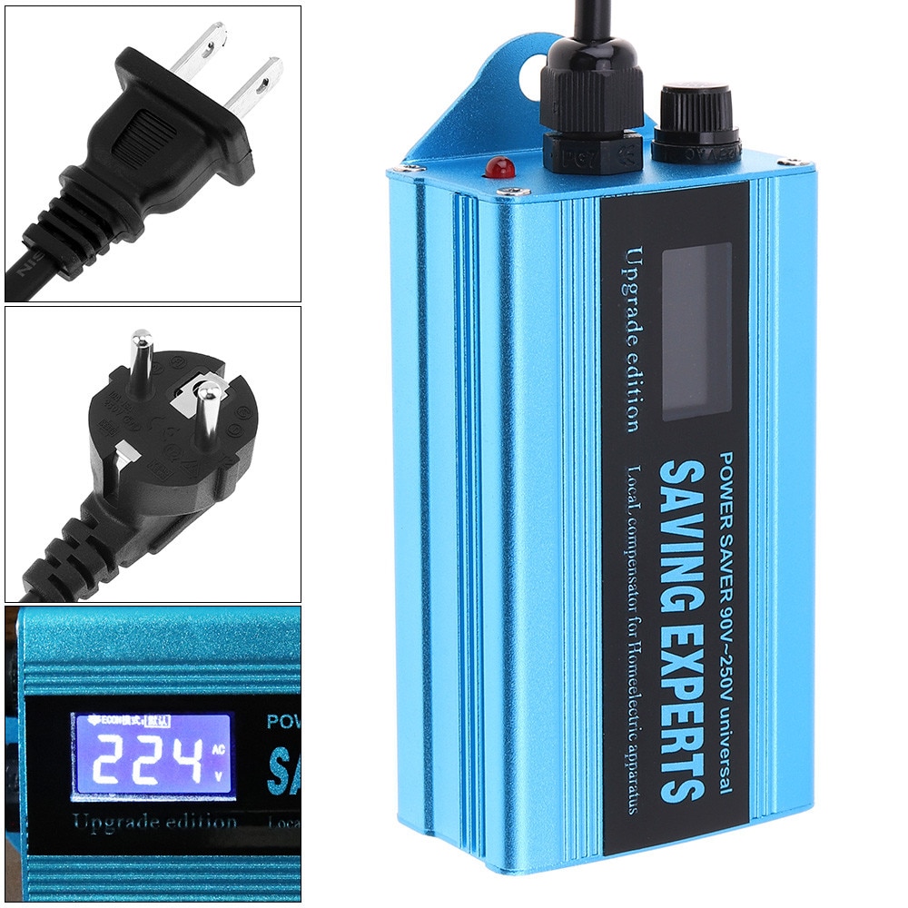 90V-250V 25000W Intelligent Electricity Power Saving Box Smart LED Energy Saver Device Up to 35% for Home Office Factory Use