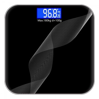 28cm Geometric Pattern Bathroom Scales Accurate Digital Charging Adult Household Health Body Scale Girls  Weigh To Meter