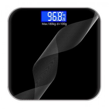28cm Geometric Pattern Bathroom Scales Accurate Digital Charging Adult Household Health Body Scale Girls  Weigh To Meter