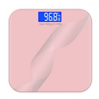 28cm Geometric Pattern Bathroom Scales Accurate Digital Charging Adult Household Health Body Scale Girls  Weigh To Meter
