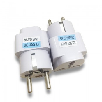 1PC Universal US UK AU DE To EU Plug USA To Euro Europe Travel Wall AC Power Charger Outlet Adapter Converter 2 Round Pin Socket