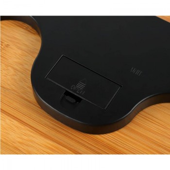 Weight scale Round bamboo electronic scales Environmental protection anti-slip body scale Household weight scale 021