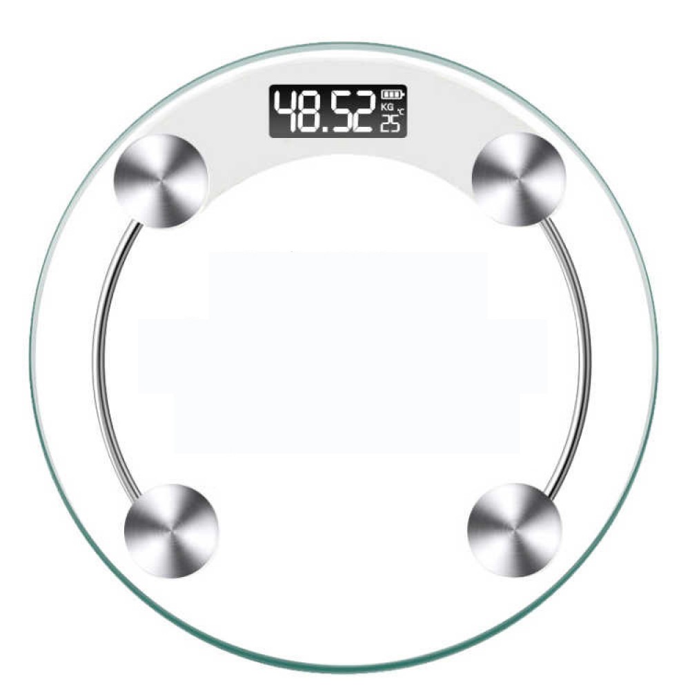 180kg 33cm USB Solid Portable Toughened Glass LCD Floor Scales Accurate Household Diet Smart Electronic Digital Weighting Scale