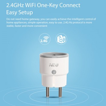 Adjustable Power Universal Smart Mini WiFi Plug Outlet Switch work with Echo Alexa Google Home Remote EU New Arrival