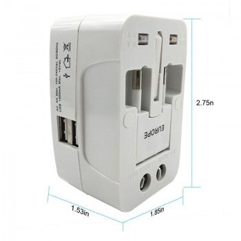 Electric Plug Power Socket Adapter International Travel Adapter Universal Travel Socket USB Power Charger Converter EU UK US AU