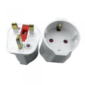 Adjustable Power EU Euro 2 Pin to UK 3 Pin Plug AC Universal Adapter Travel Converter European Best  Selling  2018 New NM01
