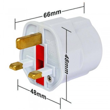 Adjustable Power EU Euro 2 Pin to UK 3 Pin Plug AC Universal Adapter Travel Converter European Best  Selling  2018 New NM01