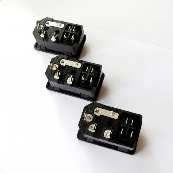 NEW HIGH QUALITY Red Light Power Rocker Switch Fused IEC 320 C14 Inlet Power Socket Fuse Switch Connector Plug 10A 250V B2C