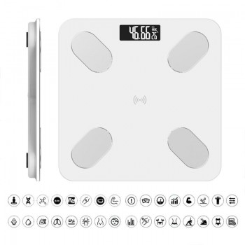 Accurate Electronic Smart Scales Digital Bathroom Weight Scale Fat/Muscle/Visceral Fat Weighing Scale Bluetooth APP 0.1-360kg