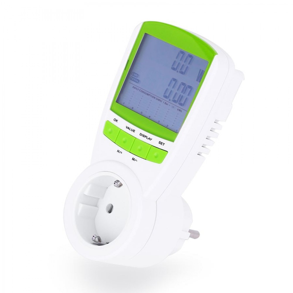 Smart Voltage Electric Current Test TS-838 LCD Energy Meter Power Power Metering Socket Plug For Appliances Power
