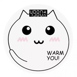 28CM Lovely Cat Home Electronic Bathroom Scales Adult Cartoon Human Body Scale Small Weight Scales In The Girls Dormitory
