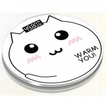 28CM Lovely Cat Home Electronic Bathroom Scales Adult Cartoon Human Body Scale Small Weight Scales In The Girls Dormitory