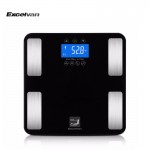 Excelvan Touch 400 lb Digital Smart Body Fat Scale Measures up to Body Weight BMI Fat Water  Calories  Muscle and Bone Mass