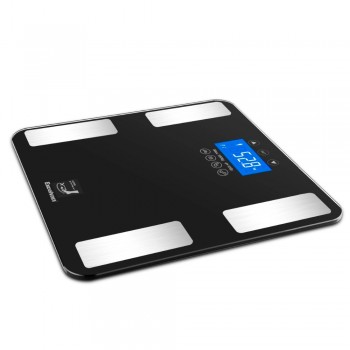 Excelvan Touch 400 lb Digital Smart Body Fat Scale Measures up to Body Weight BMI Fat Water  Calories  Muscle and Bone Mass