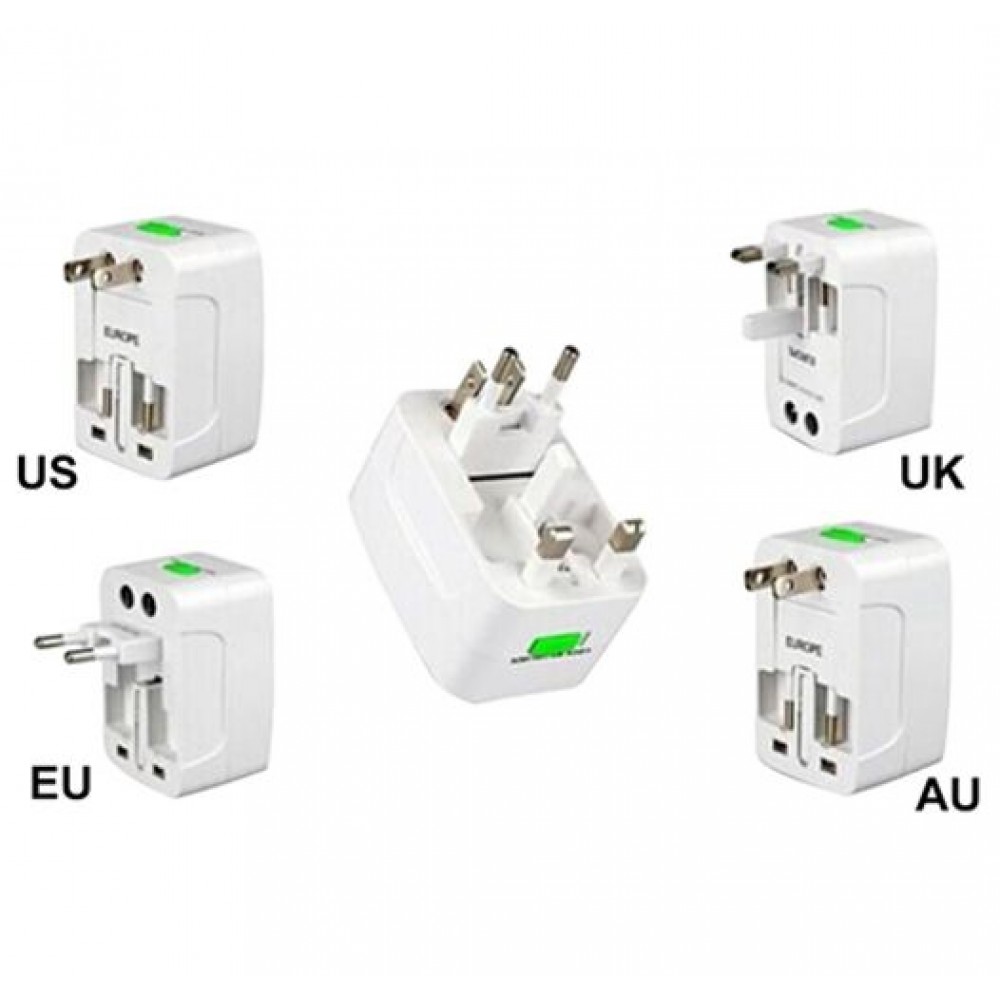 All in One International Travel Power Charger Universal Adapter AU/UK/US/EU