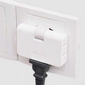 3 Outlet Grounded Electrical Plugs Sockets Adapter AC Power 2 Prong Swivel Light Wall Tap Adapter Durable Tools