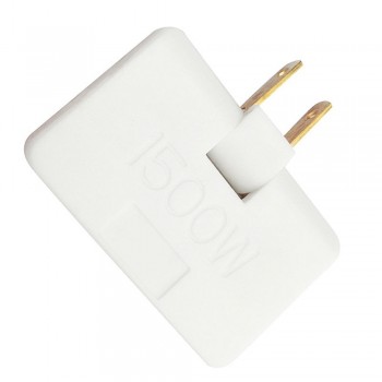 3 Outlet Grounded Electrical Plugs Sockets Adapter AC Power 2 Prong Swivel Light Wall Tap Adapter Durable Tools