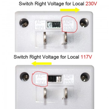 New Charger professional convert 220V To 110V Step Up/Down Dual Voltage 110 to 220 Converter Transformer Travel Adapter Switch