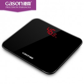 Gason A3 Black 180kg electronic digital weight weighing bathroom scale body floor balance steelyard household scales machine