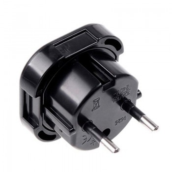Onsale 1pc Portable Travel UK to EU Euro Plug Adapter AC 240V Power Charger Adapter Converter Socket Black