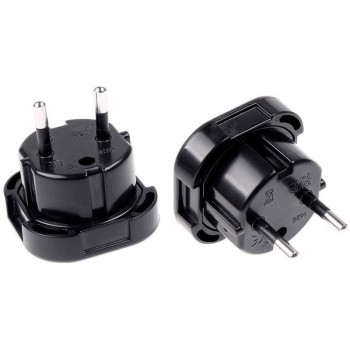 Onsale 1pc Portable Travel UK to EU Euro Plug Adapter AC 240V Power Charger Adapter Converter Socket Black