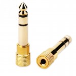 New Audio Conversion Plug 6.5mm to 3.5mm Audio Convert Adapter Plug Headset Convertor Plug Head  #2