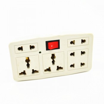 Independent switch Germany socket Splitter 3 jacks 3 way outlet extend plug socket UK/US/EU/AU to Germany converter hot sell