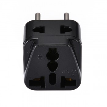 Mayitr Electric Plug Universal Travel Socket 1 to 2 UK/US/EU/AU Outlet to EU/Brazil/Israel Splitter Plug Adapter Charger