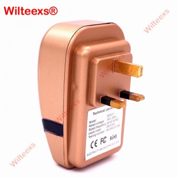 WILTEEXS Electricity Saving Box 90V-240V Electric Energy Power Saver Power Factor Saver Device up to 30% Smart EU/UK/US Plug