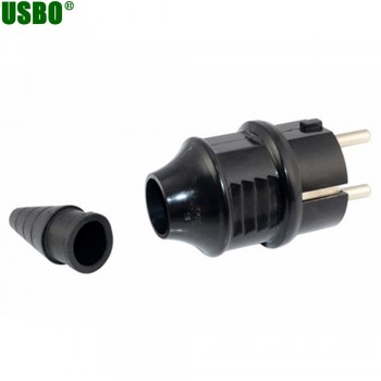 Wholesale Germany russia spain 3pins Elcectrical AC 250V 16A  EU Power cord cable online power Plug Type F