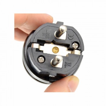 Wholesale Germany russia spain 3pins Elcectrical AC 250V 16A  EU Power cord cable online power Plug Type F