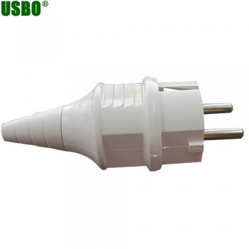 Wholesale Germany russia spain 3pins Elcectrical AC 250V 16A  EU Power cord cable online power Plug Type F