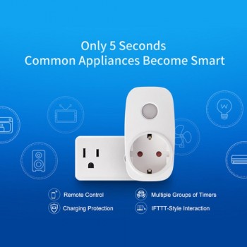 Broadlink SP3S WiFi Smart Socket US EU Power Plug for Alexa Google Home APP Remote Control Outlet Smart Home Automation PK SP3