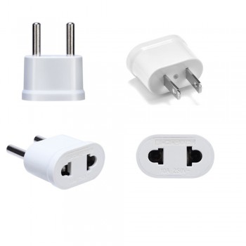 US To EU European Plug Adapter EU To US American AC Travel Power Adapter Converter  Electrical Power Charger Sockets Outlet