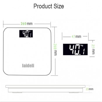 New Arrive Smart Floor Scales Digital Bathroom Body Weight Scale Household Body Balance Escalimetro Mini Weegschaal 180kg