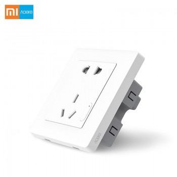 2017 New Arrival Original Xiaomi Smart Wall Socket Plug WiFi Wireless Remote Socket Adaptor Power on and off via Phone 10A/2500W