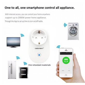 ORvibo Smart Home WIFI Timer Smart Socket Plug S25 EU Smart Home Automation APP Control Switch for iphone Android 2pcs/lot